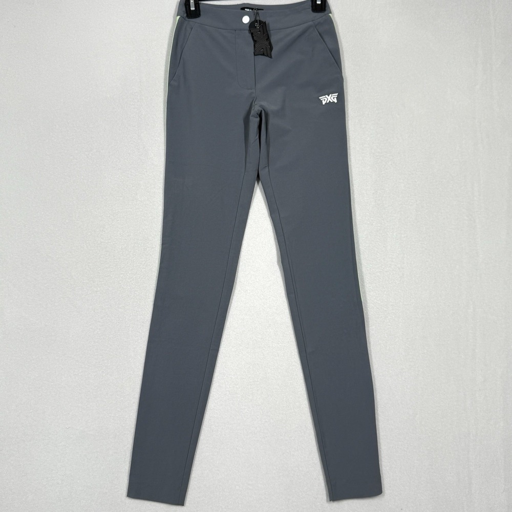 PXG Parsons Xtreme Golf Pants‎ Womens XXS 2XS Sonora Side Stripe Performance NWT